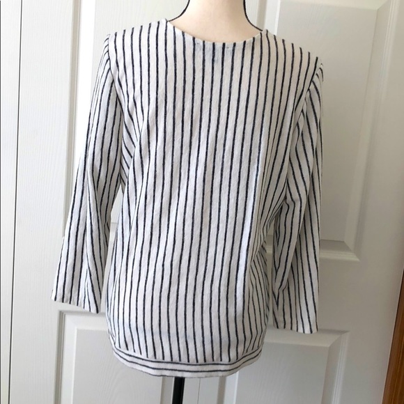 INC Women’s Wrap 3/4 Length Sleeve Top Large - Picture 4 of 12